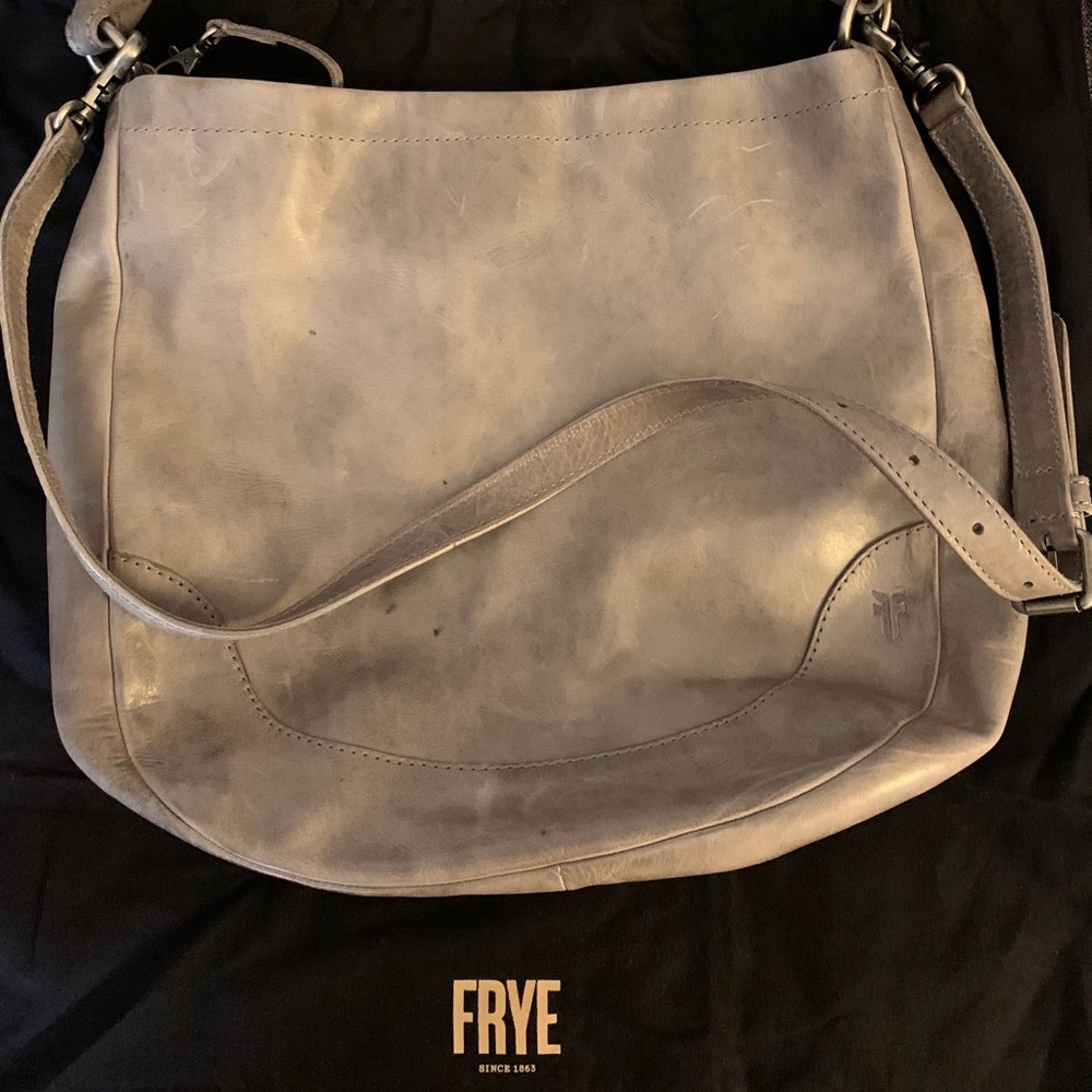 Frye Melissa Hobo - Ice (Gray)
